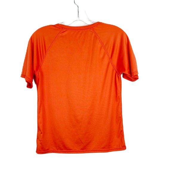 Spyder Shirt Youth Large Orange Short Sleeve Dri-Fit Surf Sun Activewear Tee - Picture 2 of 10